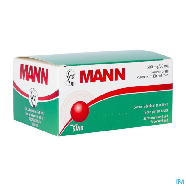 Mann® 500 mg/50mg poudre pour solution 16