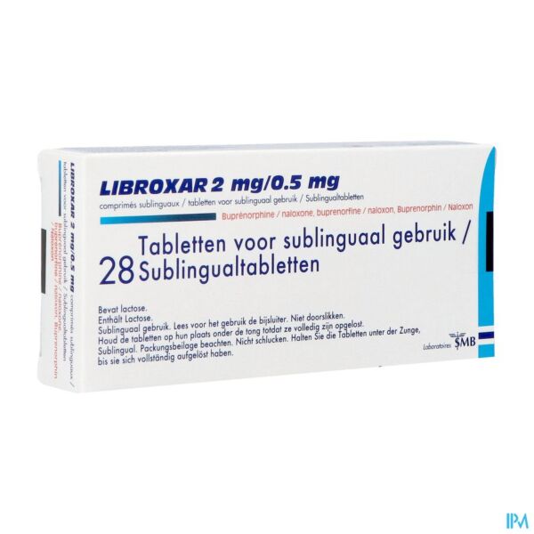 Libroxar® 2mg/0,5mg comprimés sublinguales 28