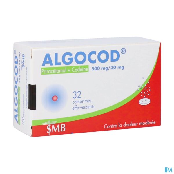 Algocod® 500mg/30mg comprimés effervescents 32