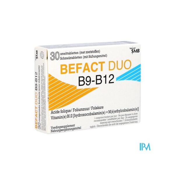 Befact Duo® Comprimés fondant 30 / 100 Befact Duo® Comprimés fondant 30 / 100