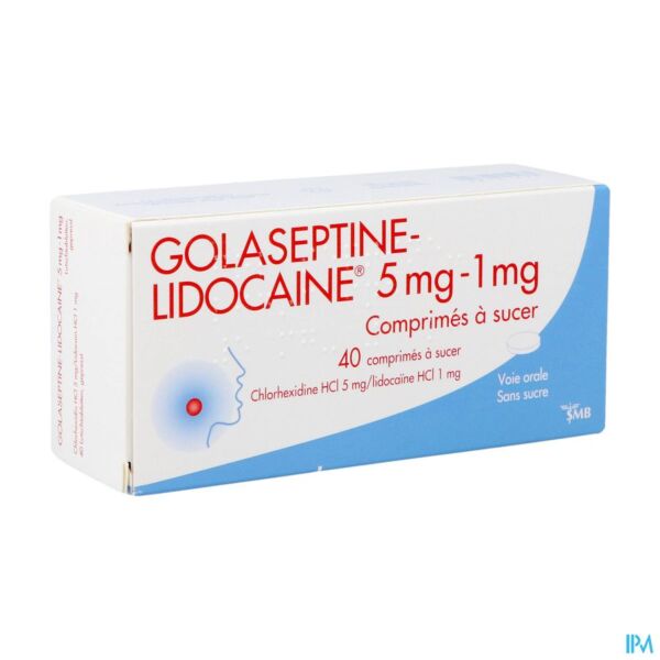 Golaseptine® Lidocaine comprimés à sucer 40