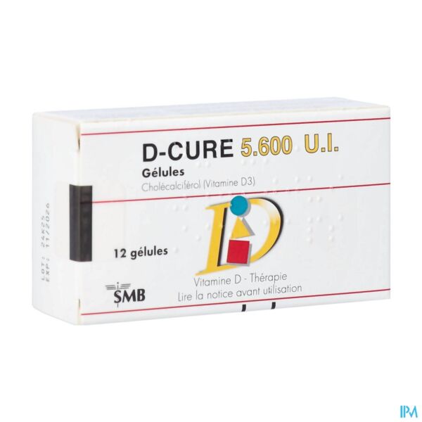 D-cure® 5 600 U.I. gélules 12