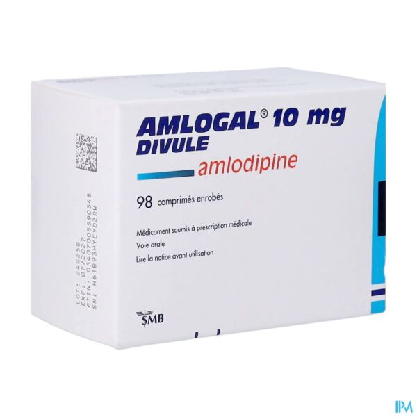 Amlogal Divule 10mg comprimés enrobés 98