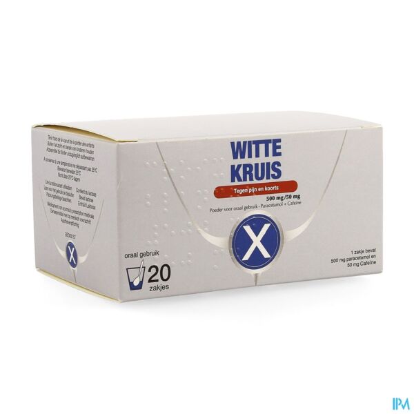 Croix Blanche® 500 mg/50 mg poudre pour solution 16