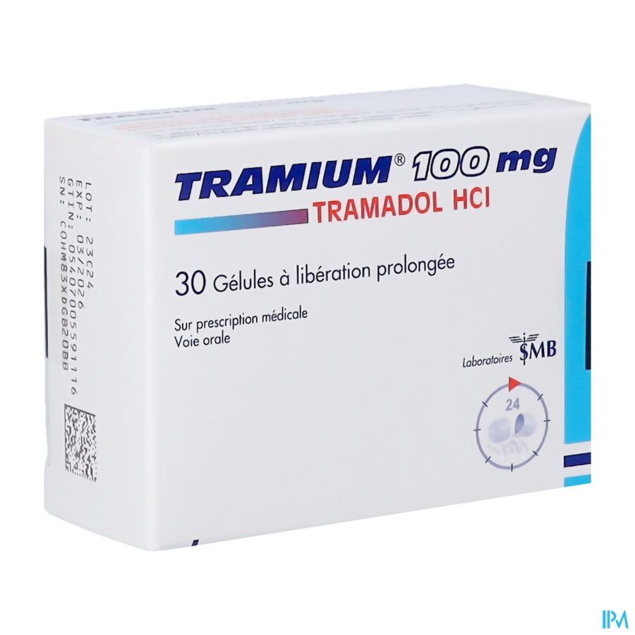 Tramium® 100mg gélules à libération prolongée 30