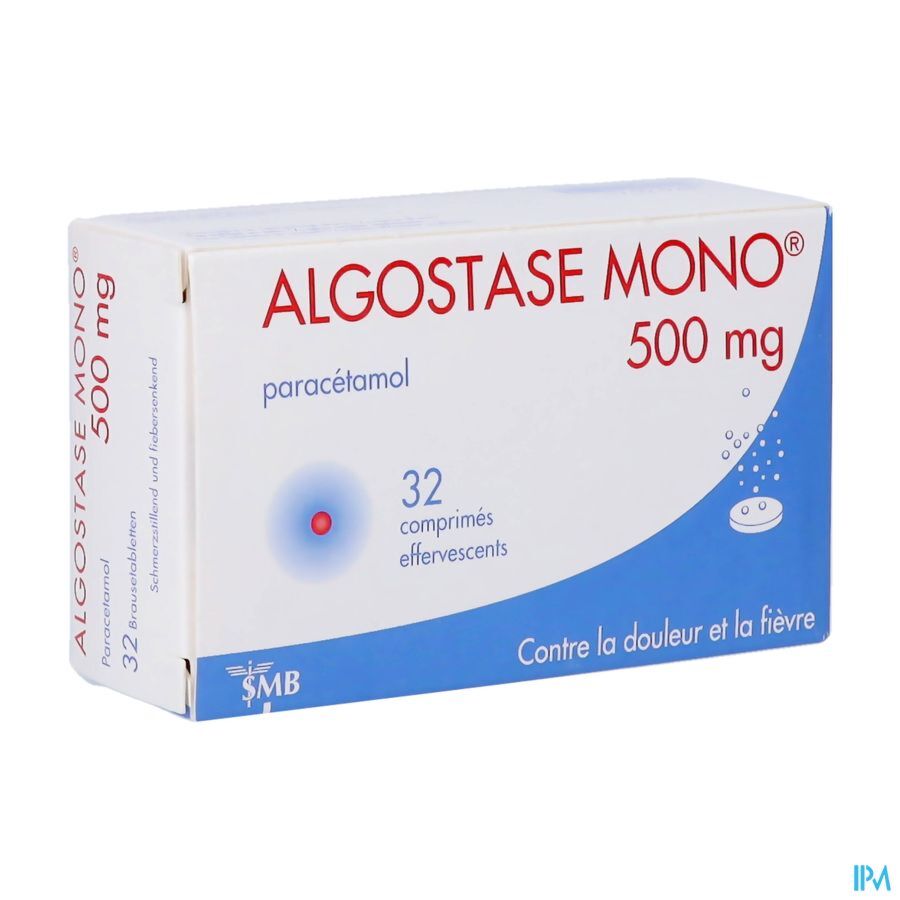 Algostase Mono 500 - 2x16 Effervescents Tablets - tube