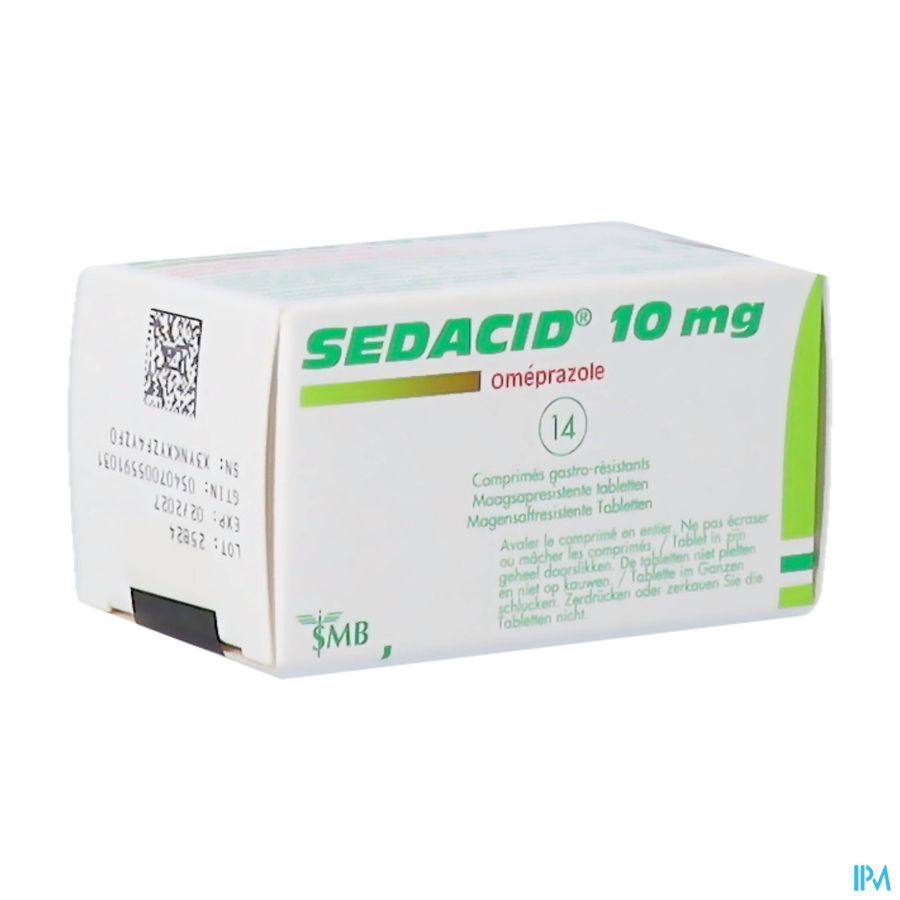 Sedacid® 10mg comprimés gastro-résistants
