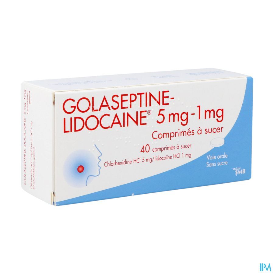 Golaseptine Lidocaine - 40 Oral Lozenges