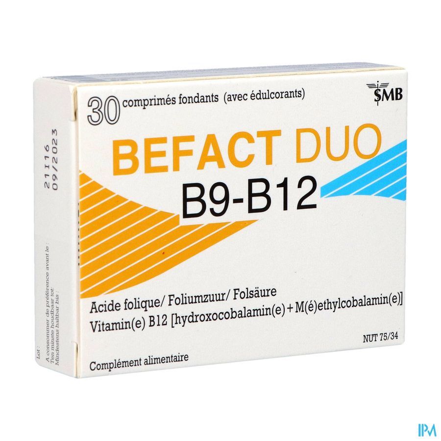Befact Duo - 30 Sublinguale smelttabletten
